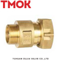 brass internal thread lockable handle brass stop valve